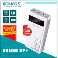 Romoss Sense 8P Plus/Sense 8PF 30000mAh Power Bank Fast Charging 22.5W Quick Charge PD20W Battery Ex