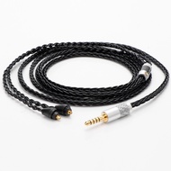 8-Core Single Crystal Copper Silver-Plated Earphone Upgrade Cable Suitable for Sony XBA-H2 XBA-H3 XB