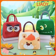 LIAOY Insulated Lunch Box Bags, Non-woven Fabric Thermal Bag Cartoon Lunch Bag, Portable Lunch Box Accessories Tote Food Small Cooler Bag