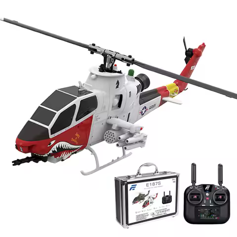 Eachine E187S AH-1 Cobra 1:32 9CH GPS RC Helicopter RTF Dual Brushless Altitude Hold