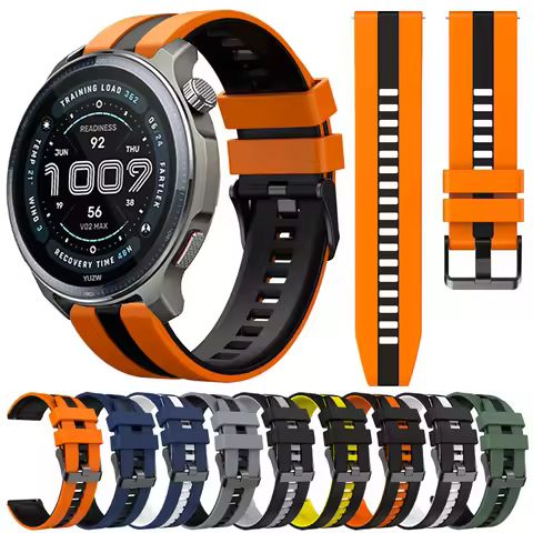 20mm 22mm WatchBand For Huami Amazfit BALANCE 2 Band Silicone Bracelet For Amazfit BALANCE/Cheetah P