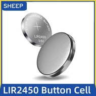 LIR2450 3.6V Lir2450 Lithium Ion Battery Rechargeable Battery Replace CR2450 For Remote Control Watc