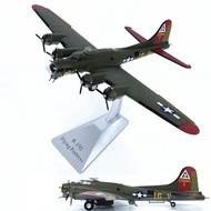 Ready Stock 1: 72 American B-17G Bomber Simulation Aircraft Bomber Model Glue-Free Color Separation 