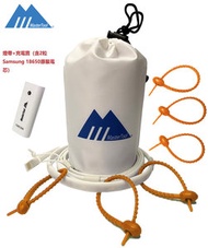 MasterTool - 3米長（35個LED燈，正白燈）+Samsung原裝電池充電寶，LED戶外露營帳篷燈條，帳篷掛燈，營地燈帶，USB燈條，簡易燈籠燈帶，可彎曲