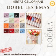 Cellophane Paper Double Flower Bouquet Gold Les Flower Wrapping Paper Cellophane Paper Bouquet