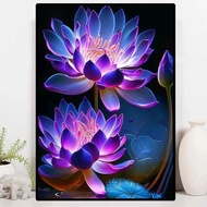 Summer Lotus j Precise Printing Cross Stitch Set Flower Cross Stitch Material Package 2023 New Style