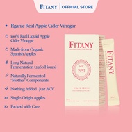 [FITANY OFFICIAL STORE] ORGANIC REAL Apple ACV 20ml x 15 stick/20ml x 30 stick