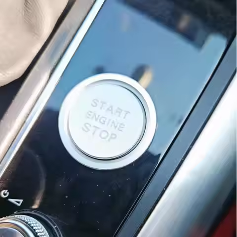 For Audi A4 A5 B9 B8 BT A7 C7 Q5 8R 4GB Car Ignition Ring Decoration Push Button Cover Auto Engine S