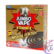 [Tặng 2 khoanh/hộp] 10 hộp nhang muỗi JumboVape ít khói S2 cao cấp hương Hoa Rừng 10 khoanh/hộp diệt