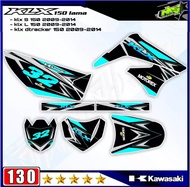 Decal Sticker Striping Variasi Fullbody KLX 150 Lama 2009-2015 (KLX S 150 Lama - KLX 150 Lama - KLX