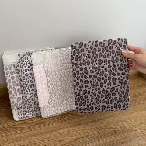 Leopard print Tablet Case For iPad Pro 11 12.9 13 M2 M4 M3 9.7 10.2 10.5 5/6/7/8/9/10th Gen 11th A16