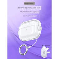 airpod case airpod pro 3 case Drop-resistant Bracket Niche Ins Transparent Soft Shell Apple