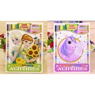 Kids Sticker Activity Colouring Book Buku Warna Kanak-kanak