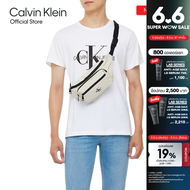 Calvin Klein กระเป๋าคาดเอวผู้ชาย รุ่น HP2185 001 ทรง Packable Waist Bag - สีขาว
