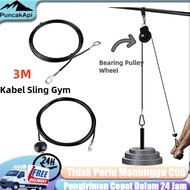3M Gym Sling Cable/Home Gym Sling Rope/Heavy Duty Gym Cable Rope Steel Material Fitness Accessories