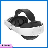 K8SEQ สะดวกสบายสบายๆ สายรัดศีรษะ ปรับได้ปรับได้ ทนทานต่อการใช้งาน ที่ใส่แว่นตา VR มืออาชีพอย่างมืออาชีพ เอบีเอสเอบีเอส อุปกรณ์เสริมทดแทน สำหรับ Meta Quest 3