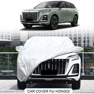 3Layer Thicken Car Cover For HONGQI EH7 EHS7 E-HS9 H5 OUSADO H9 HS3 HS5 HS7 2021-2026 Anti-rain Dust