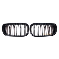 E46 Grille Double Slat Front Bumper Grille For BMW 3 Series E46 Bodykit Four Doors 2002 2003 2004