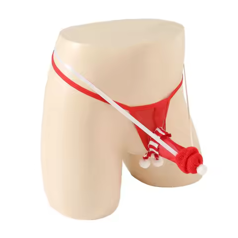 Men Adult Gays Christmas Flirting Role Play T-back Thongs Underpants Lingerie Mini Pouch Thongs for 
