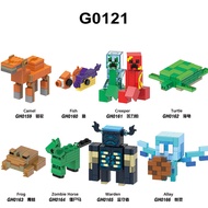 Compatible with Domestic Minecraft Building Blocks Minifigures G0121 Creepery Fear Yueling Sea Turtl