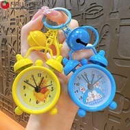 AFALLFOR Anime Alarm Clock Key Chain, Zinc Alloy Alarm Clock Alarm Clock Cartoon KeyChain, Cute Ins Cartoon Trinket Mini Alarm Clock Key Pendant Jewelry Gift