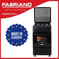 Fabriano Gas Range - F5S40G2-BL 50cm 56L Oven Capacity 4 Gas Burner (Made in Europe)