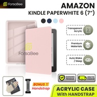 FORSABEE - Case with Handstrap for EBook Amazon Kindle Paperwhite 6 12th Gen 2024 7" 7 Inch SA569P A