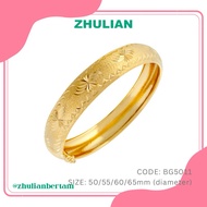 ZHULIAN Gold Plated Bangle BG5011 Gelang Tangan Corak