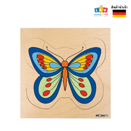 จิ๊กซอว์วัฏจักร: เส้นทางผีเสื้อ (Multilayer Puzzles : Grow Up Butterfly) [Beleduc]