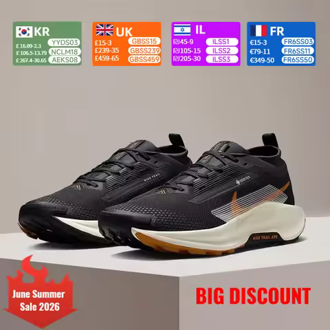 Nike PEGASUS TRAIL 5 Men's Casual Running Shoes Versatile, Slip-Resistant, Durable, Comfortable Clas