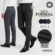 🇲🇾 DESINCE Men Formal Pants Work Working Pants Office Pants Black Blue Pants Seluar Kerja Seluar For