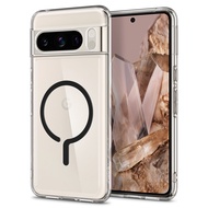SPIGEN เคสสำหรับ Pixel 8 Series [Ultra Hybrid One Tap Metal Ring Mag Fit] เคสไฮบริดที่มีกรอบด้านหลัง