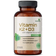 FutureBiotics, Vitamin K2 + D3 with Vitamin K2 as MK-7, 120 Capsules (No.3028)