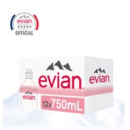 evian Natural Mineral Water Sports Cap (12 x 750ml Case)