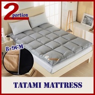 ♥ Tatami Mattress Topper ♥ Bed / Single Queen Size / Foldable Japanese Style / Quilt Cover