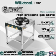 WilkTOOL High Pressure Stove Commercial Shelf Gas Stove Dapur Masak Dapur Gas Gas stove with Stand