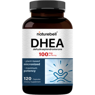แคปซูล DHEA NatureBell - 100mg DHEA - การดูดซึมสูงส่งเสริมพลังงาน | 120pcs