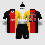 ALBAAITS Flag of GERMANY Futsal Jersey and Football Jersey