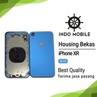 HOUSING IPHONE XR HOUSING BEKAS / HOUSING SECOND IPHONE XR - BLUE