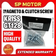 MODENAS KRISS110 KRISS GT128 MAGNETO & CLUTCH COVER SCREW SET CLUTCH CAP BOLT SKRU SET HIGH QUALITY