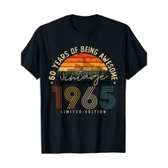 Limited Edition 60Th Birthday T-Shirt - Vintage 1965, Made Of 100%, Weighs 180G, Perfect Gift Ideas 