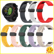 Garmin Approach S70 42mm 47mm Smart Watch QuickFit magnetic folding buckle soft silicone strap smart
