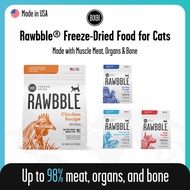 BIXBI Rawbble Freeze-Dried Food for Cats 3.5/10oz for Meal, Treat or Food Topper |