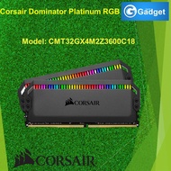 Corsair Dominator Platinum RGB 32GB (16GB x 2 kit) DDR4-3600MHz CAS 18 1.35V Memory Module - CMT32GX