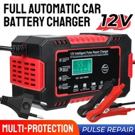 Charger Aki Mobil Battery Charger 12V 6A berbahan ABS 14.7 x 6 x 8.1 cm