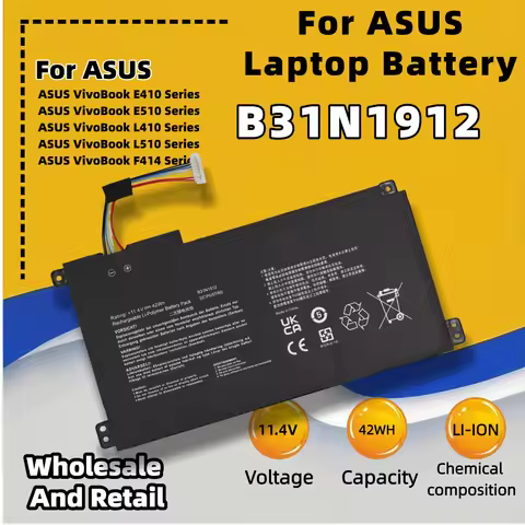 FRLESUI Battery C31N1912 B31N1912 Laptop Battery For ASUS VivoBook 14 E410MA-EK018TS EK026TS BV162T 