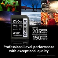 Lexar® Professional SILVER PLUS SDXC™ UHS-I Card 64GB/128GB/256GB/512GB #全新行貨 #不議價