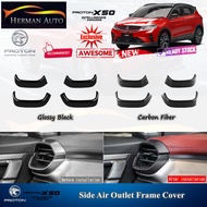 HermanAuto Proton X50 Car Side Air Outlet Frame Garnish Interior Accessories