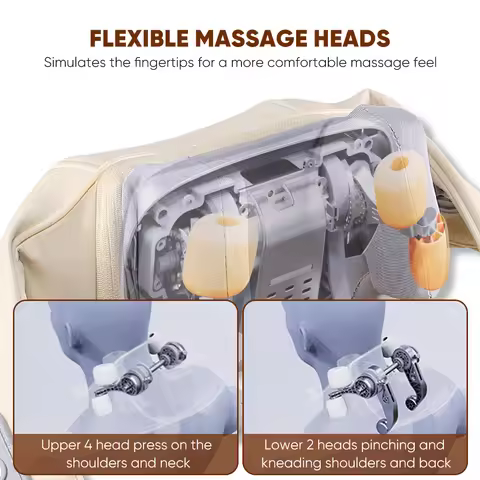 Neck massager relies neck fatigue and promotes blood circulation Multi-mode neck massager