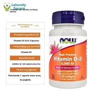 Now Foods, Vitamin D-3 1000 IU / 2000 IU /120 | 240 | Softgels (Vitamin D3)